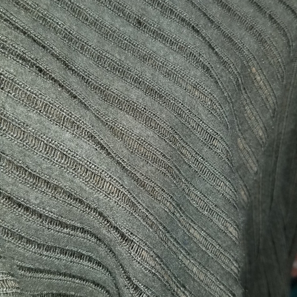 Anthropologie Turtleneck Green Ribbed - Picture 4 of 5